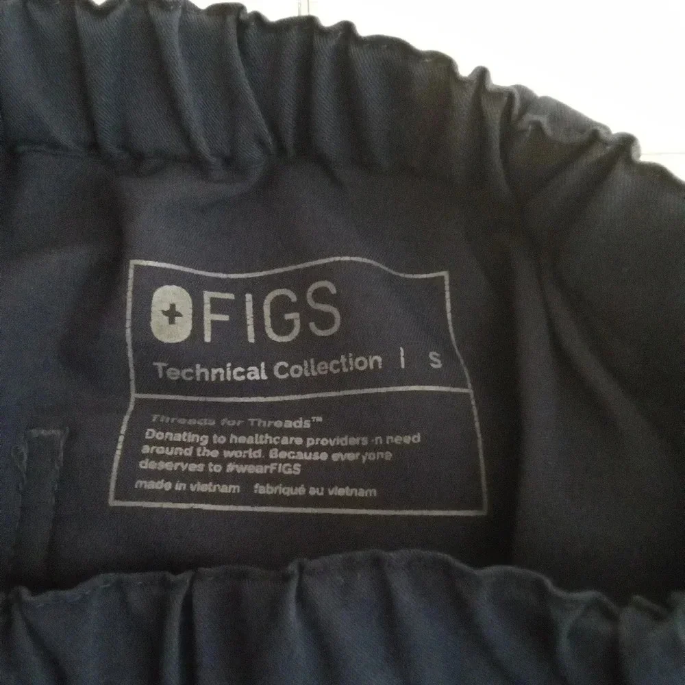 Figs pisco scrub pants extreme blue straight leg men's small